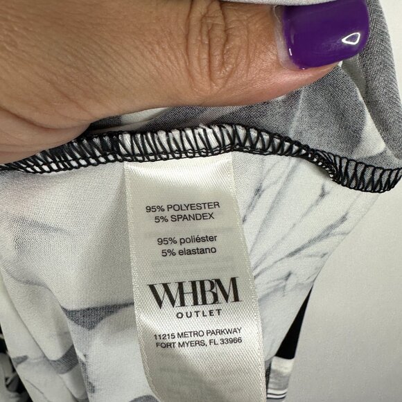 NWT White House Black Market Sleeveless Surplice Maxi Dress Roma Lily #WHBM10 - Picture 5 of 8